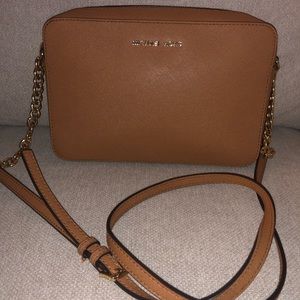 Michael Kors Jet Set East West Leather Crossbody